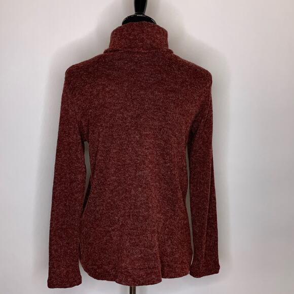 143 Story by Line Up maroon angora blend cut out sweater size Small - Picture 10 of 12